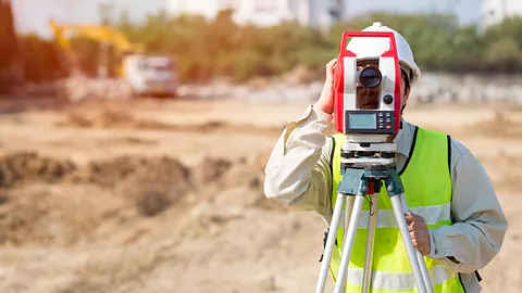 Site surveying being carried out